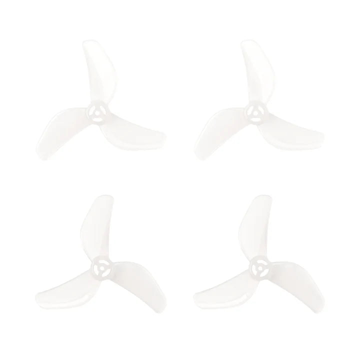 Gemfan 1207 3-Blade Propellers Transparent 4-Pack (1.0mm Shaft)