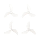 Gemfan 1207 3-Blade Propellers Transparent 4-Pack (1.0mm Shaft)