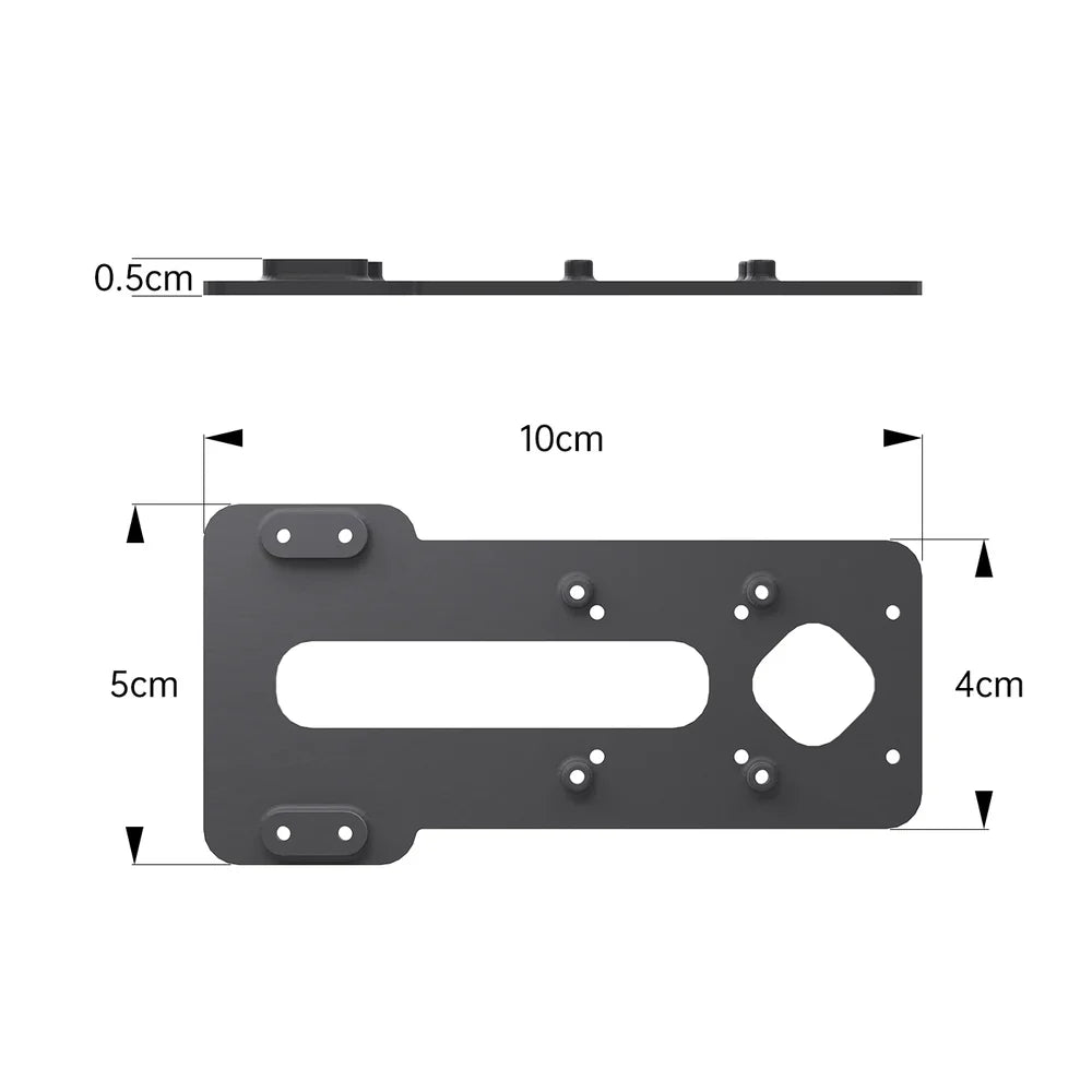 CADDXFPV 3D Printed Mounting Base and Antenna Bracket for CaddxFPV GM3 Gimbal