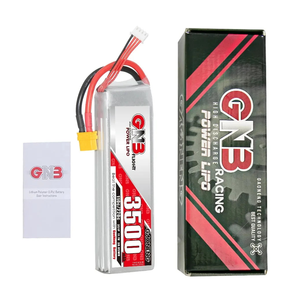 GAONENG GNB 3S 11.1V 3500mAh 110C LiPo Battery XT60