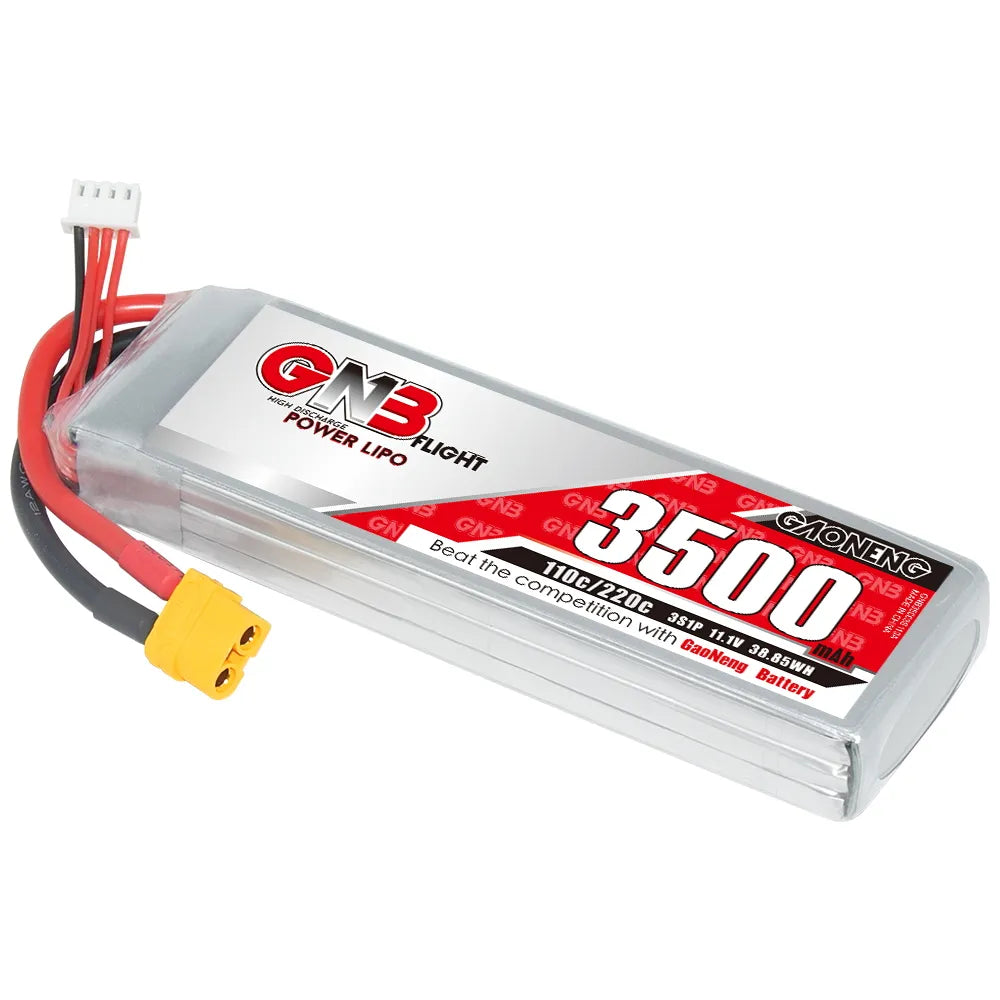 GAONENG GNB 3S 11.1V 3500mAh 110C LiPo Battery XT60