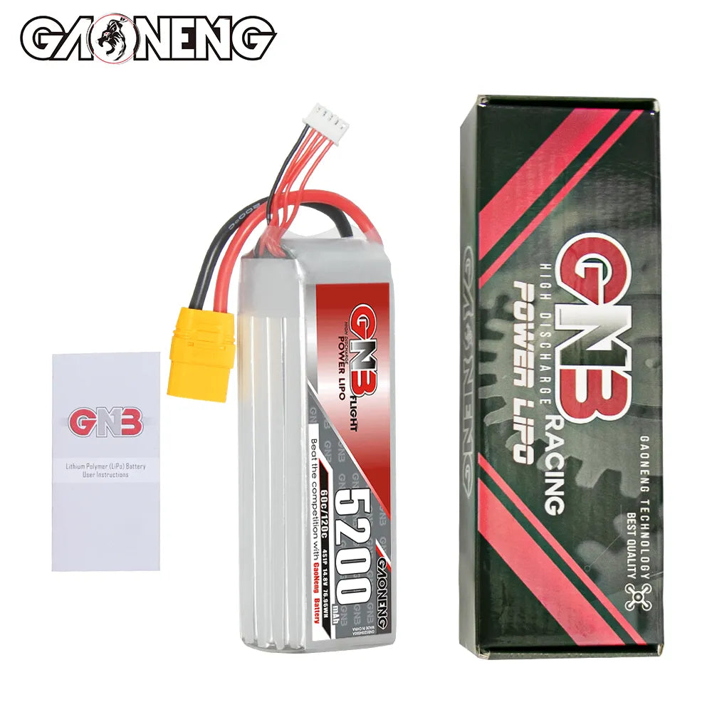 GAONENG GNB 4S 14.8V 4500mAh 110C LiPo Battery XT60