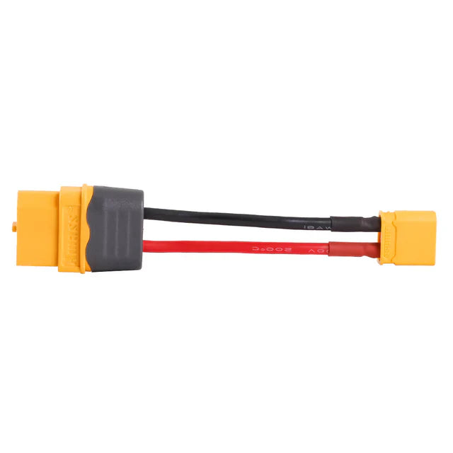 GensAce XT60 female to XT30 male adapter, AWG#18 45mm