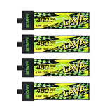 BetaFPV Lava II 480mah 1s Batteries (4-Pack)