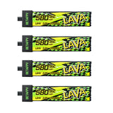 BetaFPV Lava II 580mah 1s Batteries (4-Pack)