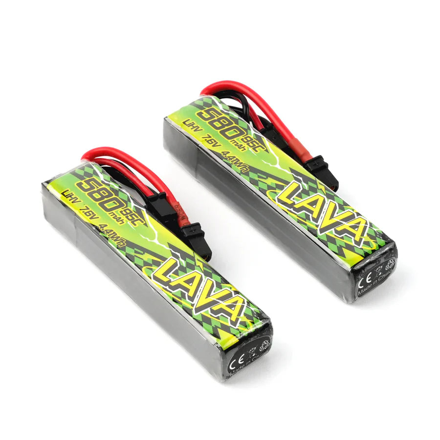 BetaFPV LAVA II 2S 580mah Battery (2-Pack)
