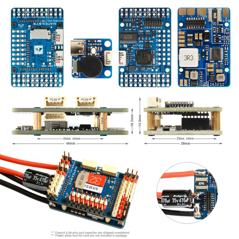 Mateksys Flight Controller H743-WLITE