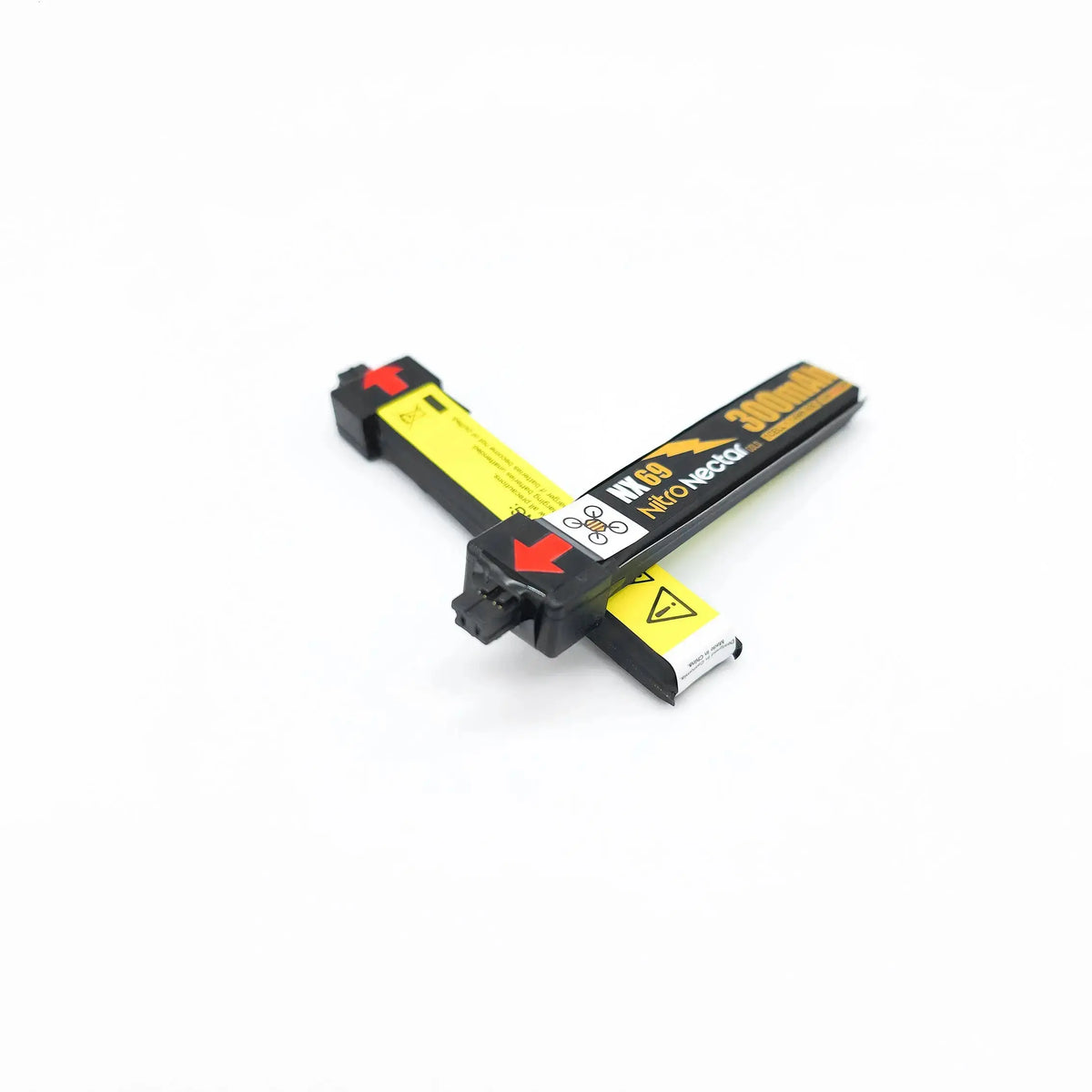 NewBeeDrone Nitro Nectar NX69 300mAh 1S 80C HV LiPo Battery (4-Pack)