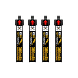 NewBeeDrone Nitro Nectar NX69 300mAh 1S 80C HV LiPo Battery (4-Pack)