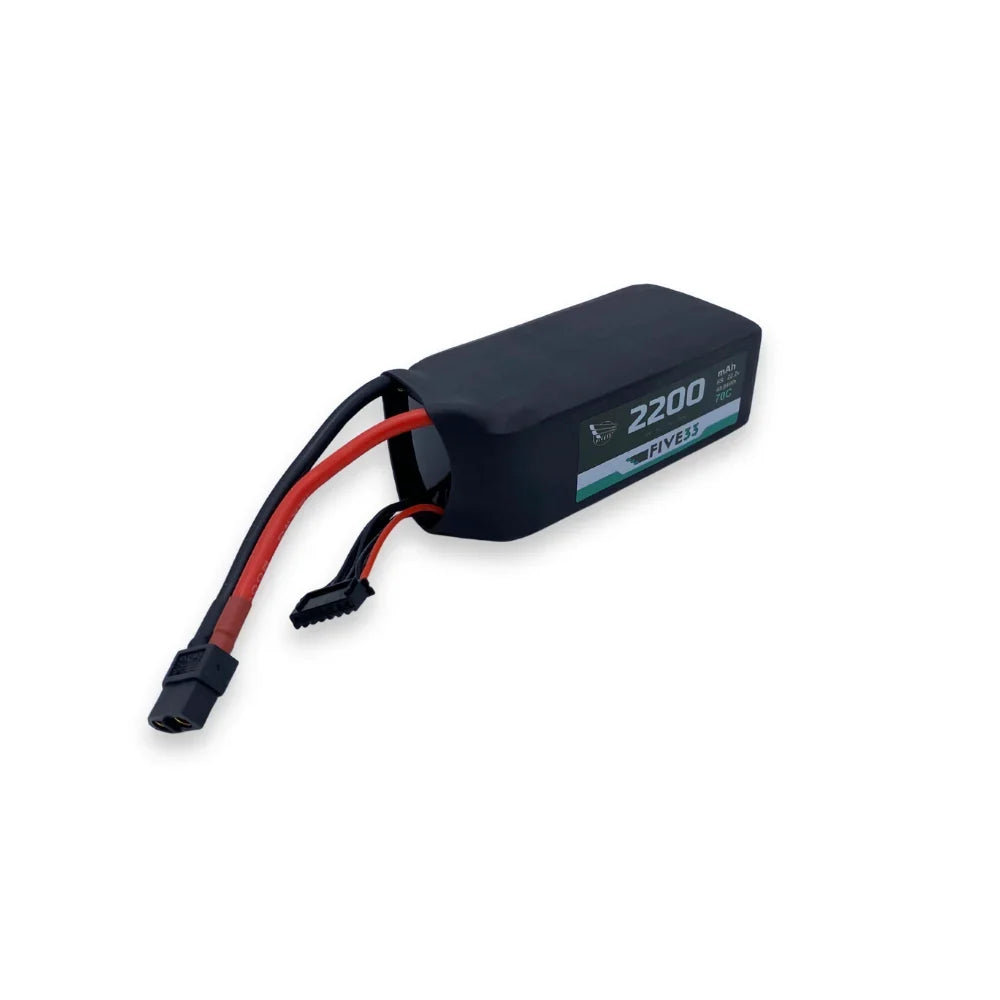 Five33 Budget Pro Spec Lipo 2200 mAh 6S (4 Pack Bundle)