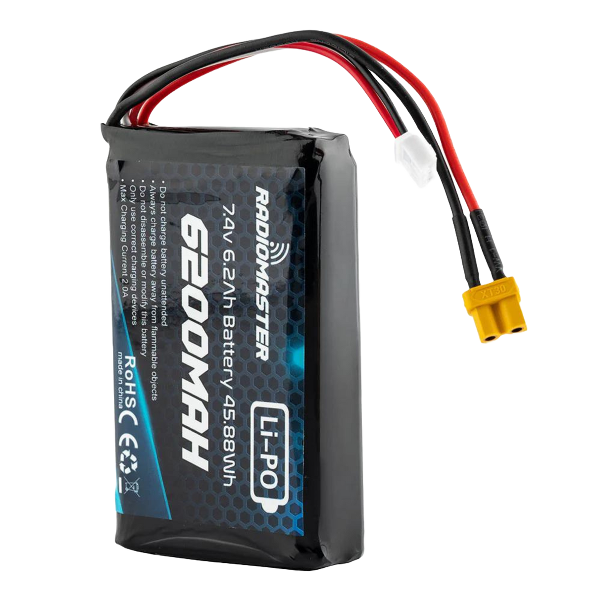 RadioMaster 2S 7.4V 6200mAh Lipo Battery