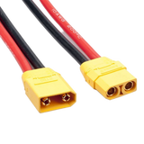 Connecteur RJX XT90 mâle/femelle avec fil 10AWG 150 mm (1 paire)