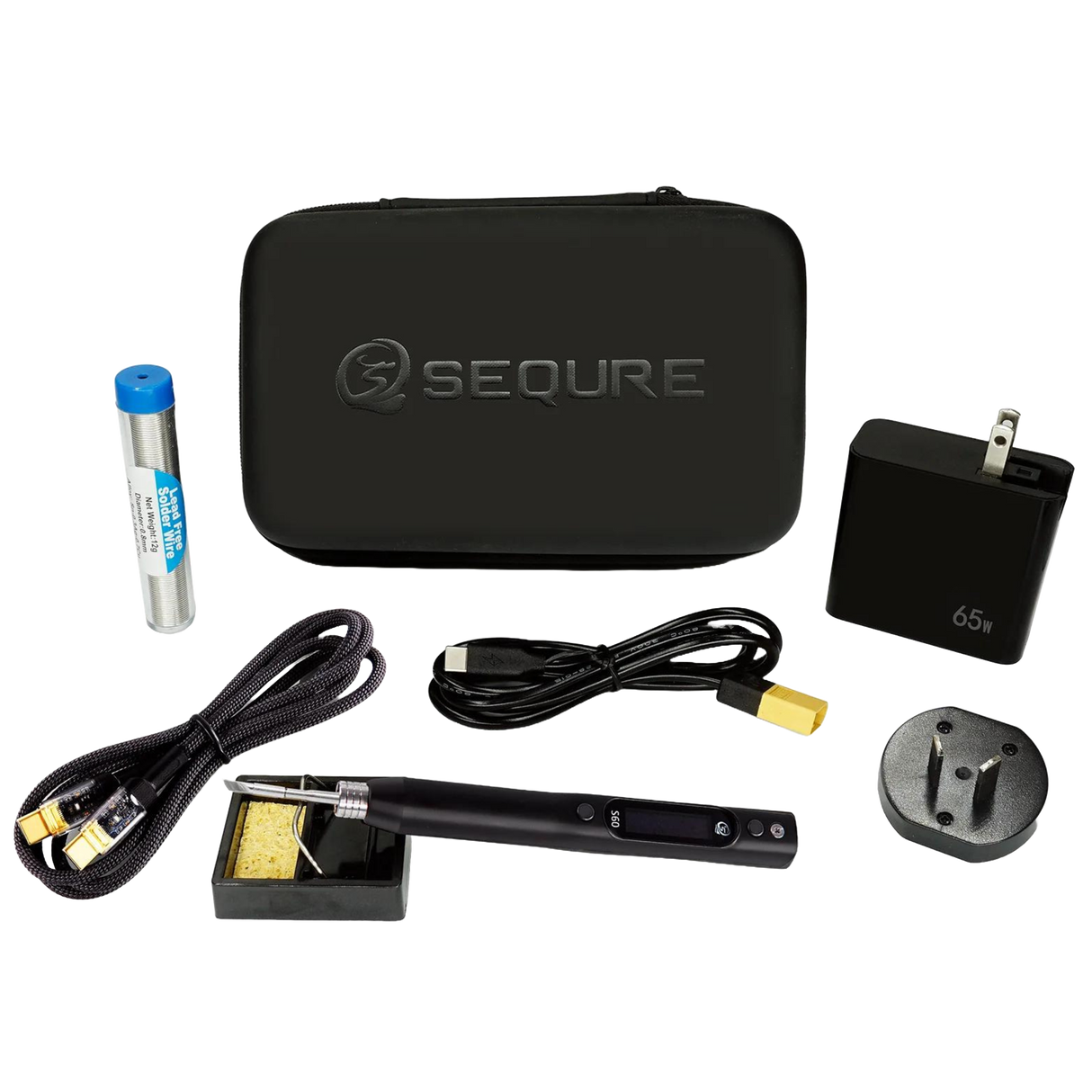 Sequre S60P Soldering Iron Kit W/K+I+IS+BC1 Tips