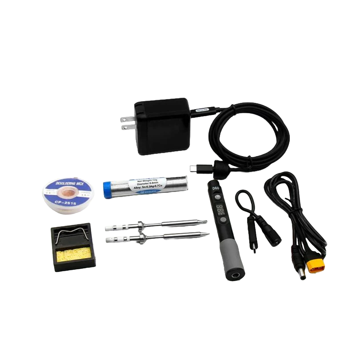 Kit de fer à souder Sequre SQ-D60B avec adaptateur PD