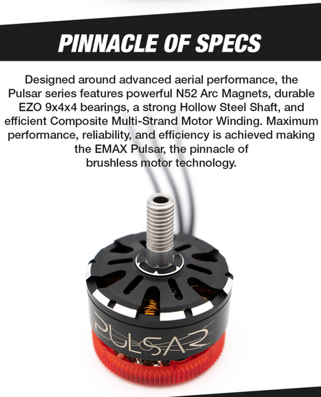 Pulsar LED Motor - 2306 - DroneDynamics.ca