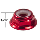 RJXHOBBY 12 Pieces Racerstar M5 Motor Screw Nut CW/CCW Screw Thread For BR2205 Brushless Motors RC Drone FPV Racing - Red & Black - DroneDynamics.ca