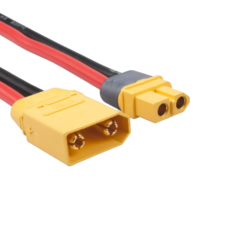 Adaptateur RJX XT90 mâle vers XT60 femelle 12AWG fil 15 cm