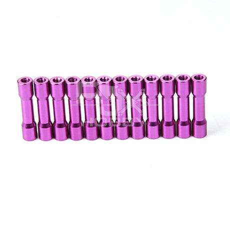 RJXHOBBY 50Pcs M3 Standoffs (Black) 20mm - DroneDynamics.ca