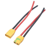 Anti Spark Male Female Set XT90-S Plug With 150mm 10AWG Cable (1-Pair) - DroneDynamics.ca