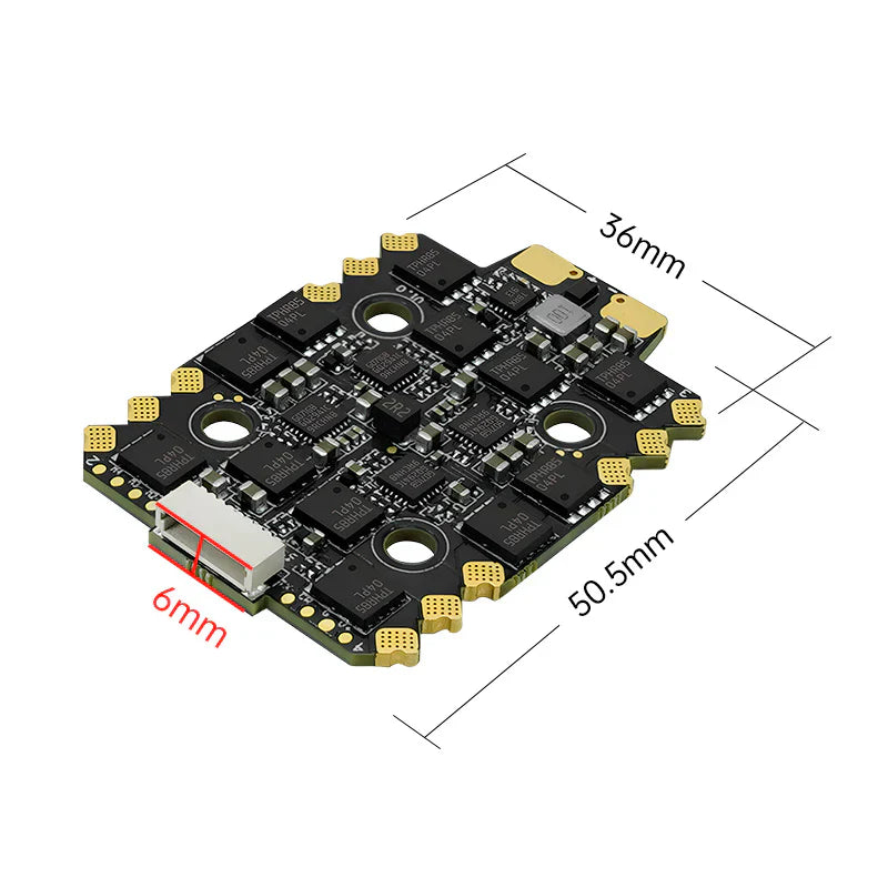 Sequre E70 G1 2-8S 70A BLHeli_32-Bit 128K 4-In-1 ESC