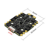 ESC 4 en 1 Sequre E70 G1 2-8S 70A BLHeli_32 bits 128K pour