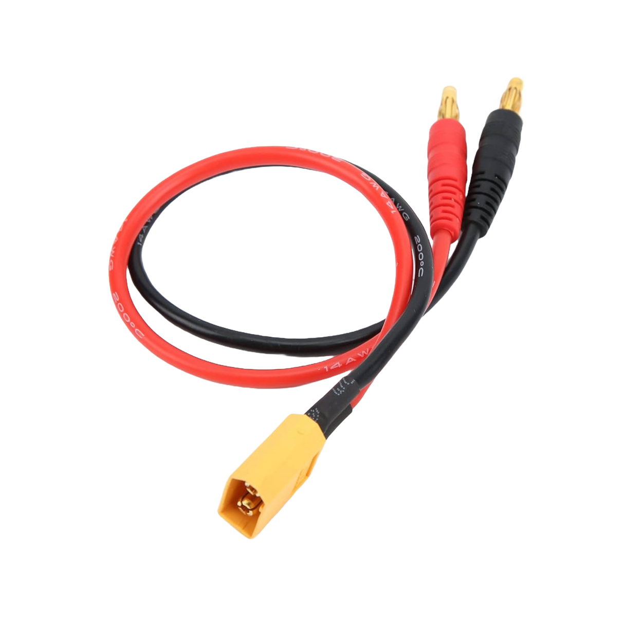 XT60 Standard Male Charging Cable - DroneDynamics.ca