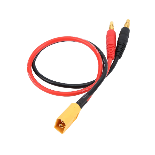 XT60 Standard Male Charging Cable - DroneDynamics.ca