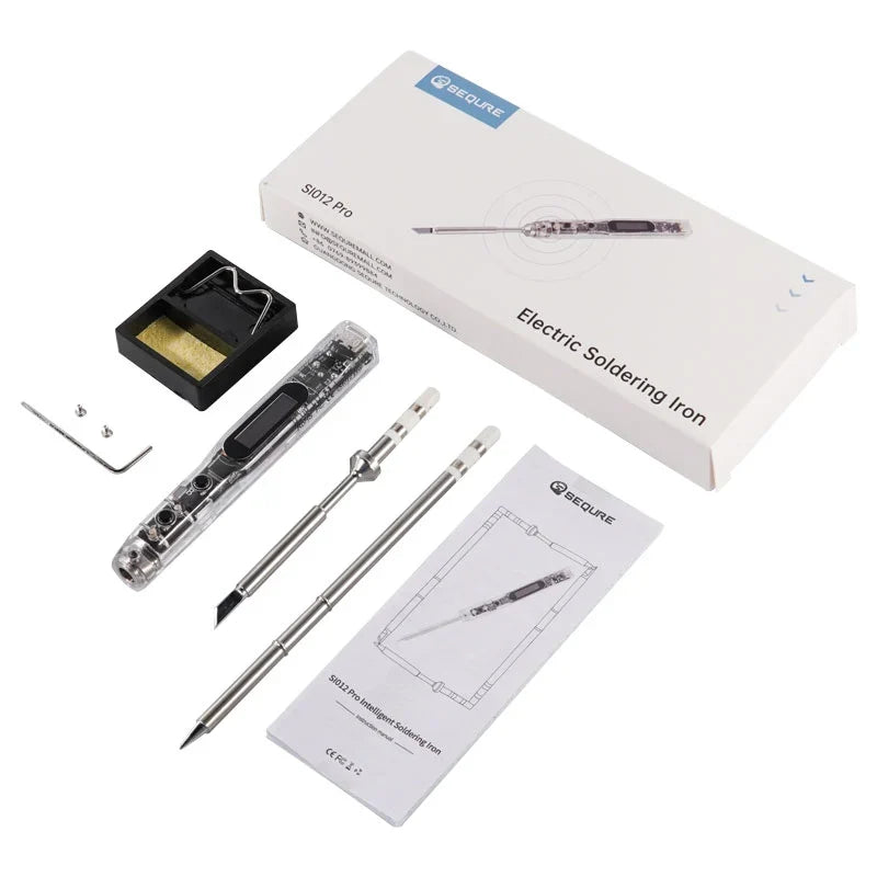 Sequre SI012 Pro intelligent OLED Electric Soldering Iron (T12-B2 + TS-C1)