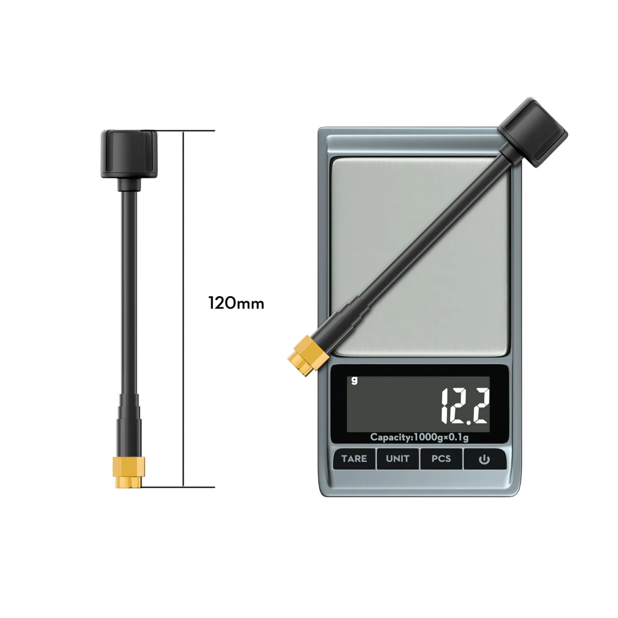 Flywoo LDS 5.8GHz SMA 120mm LHCP Antenna