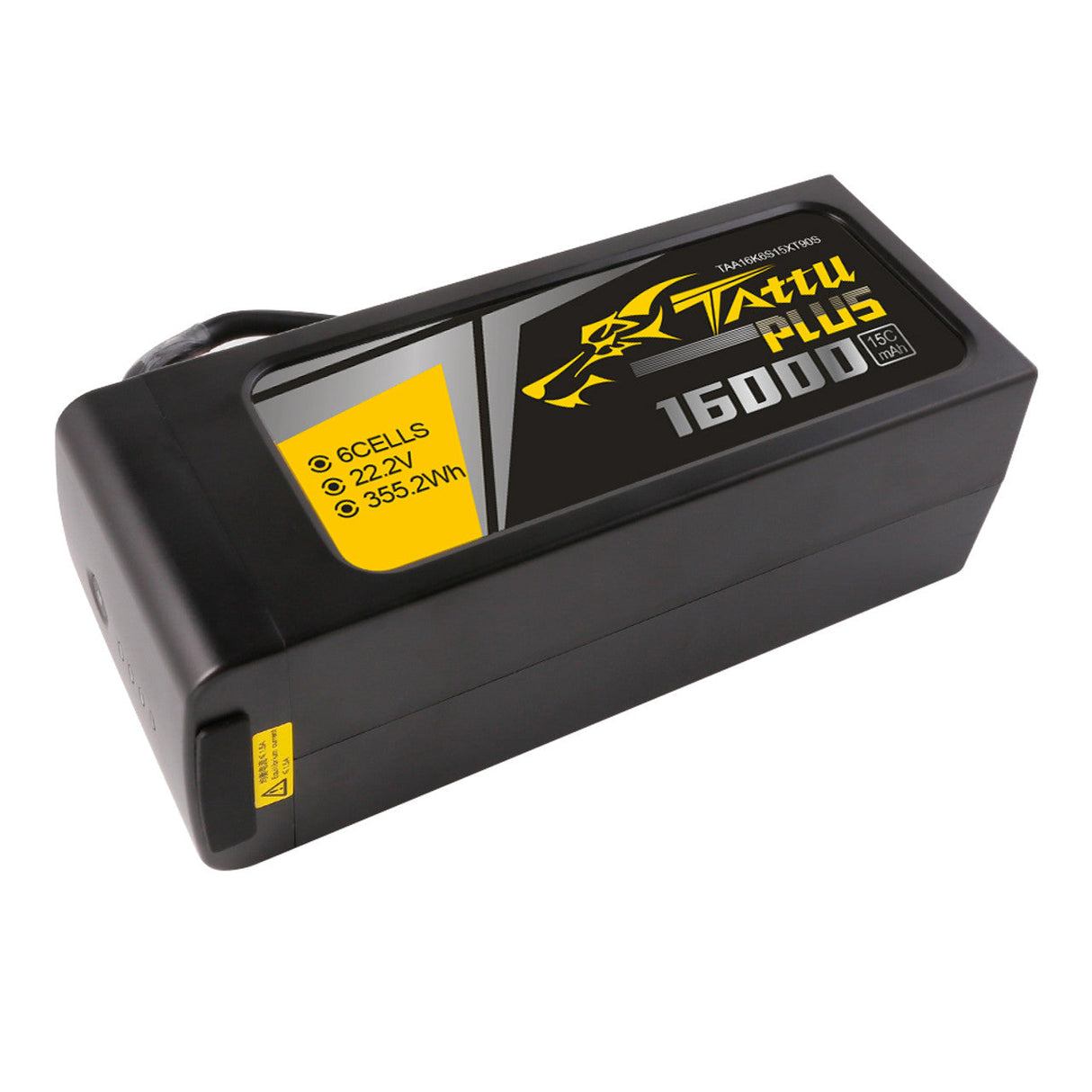 Tattu Plus 16000mAh 6S 15C 22.2V Lipo Battery Pack with XT90S