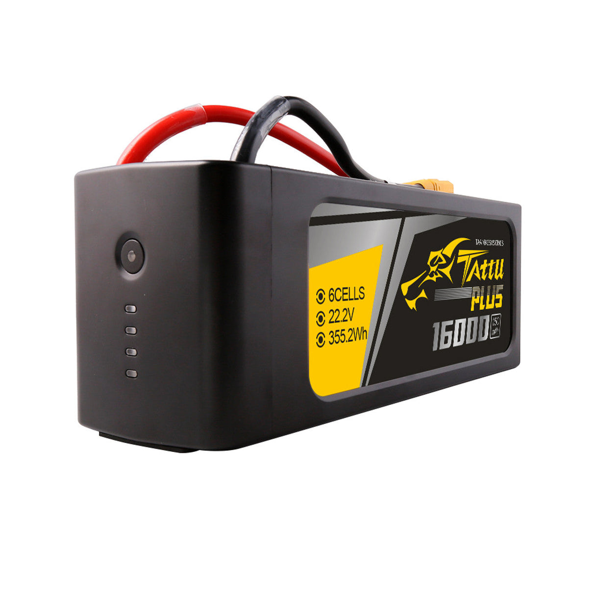 Tattu Plus 16000mAh 6S 15C 22.2V Lipo Battery Pack with XT90S