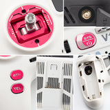 HelloRadio V12 CNC Max M2 Radio White Red (ELRS 2.4G)