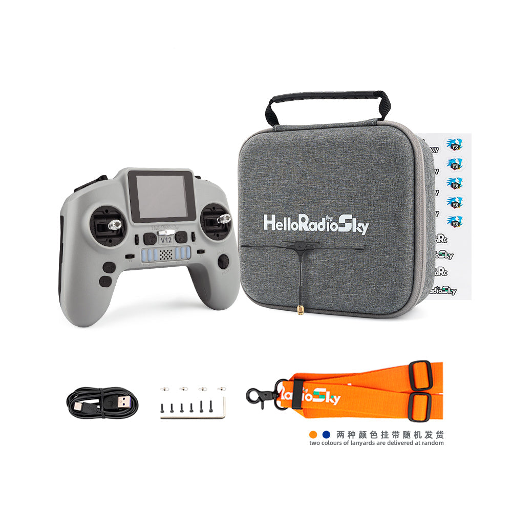 HelloRadio V12 Standard M2 Radio Gray (ELRS 2.4G)