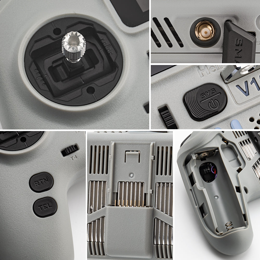 HelloRadio V12 Standard M2 Radio Gray (ELRS 2.4G)