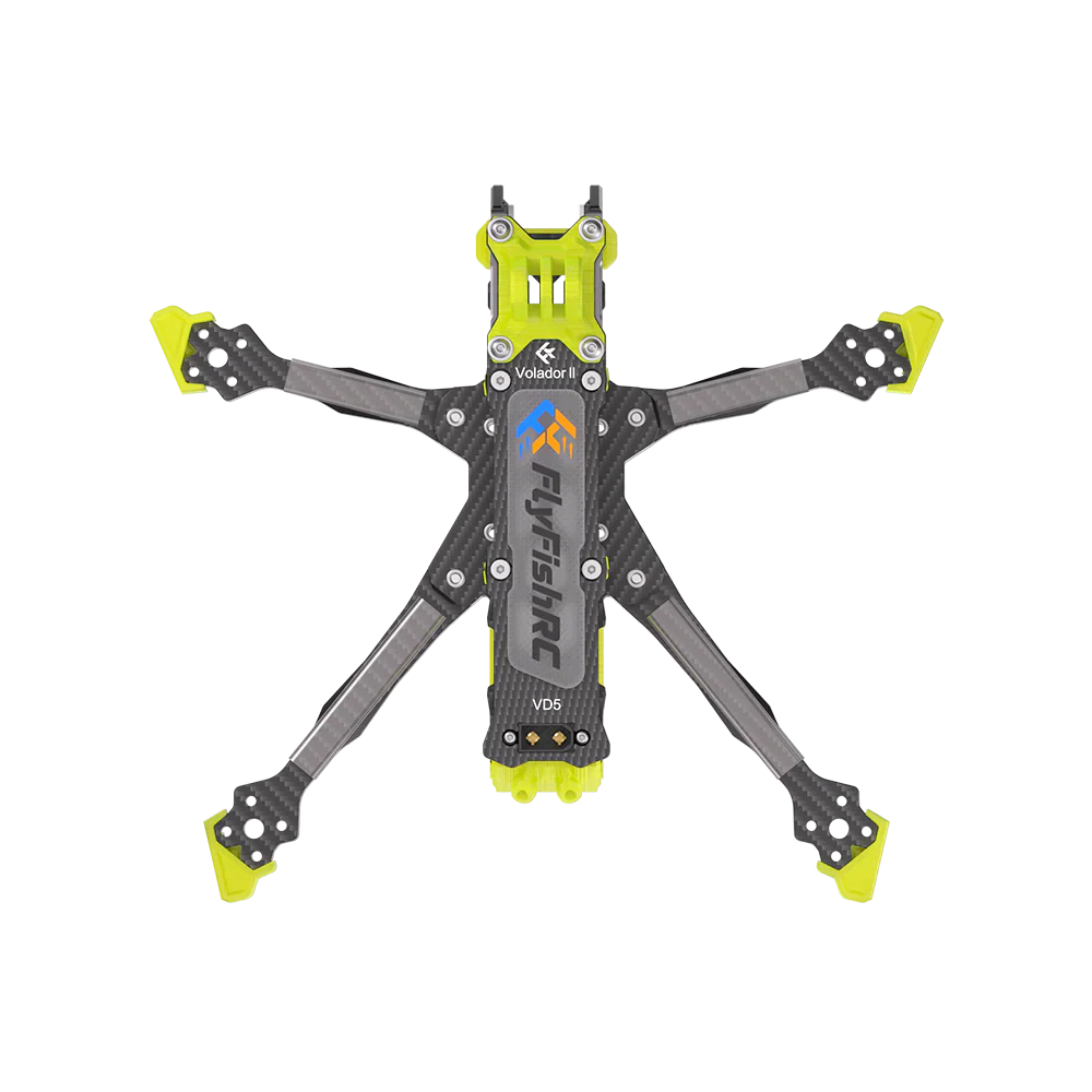 Volador II VD5 O4 Pro Deadcat FPV T700 Frame Kit (Yellow)