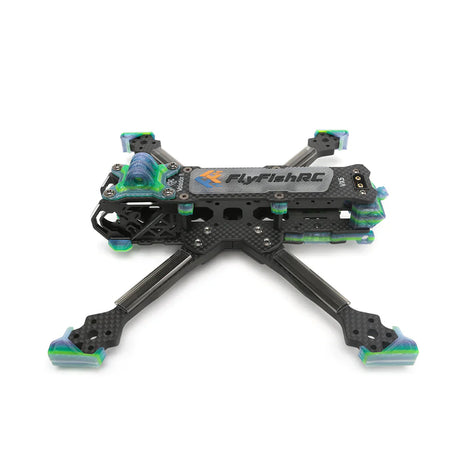 FlyFish RC Voladro Ⅱ VX5 FPV Freestyle T700 Frame Kit (Tropical Mix) - DroneDynamics.ca