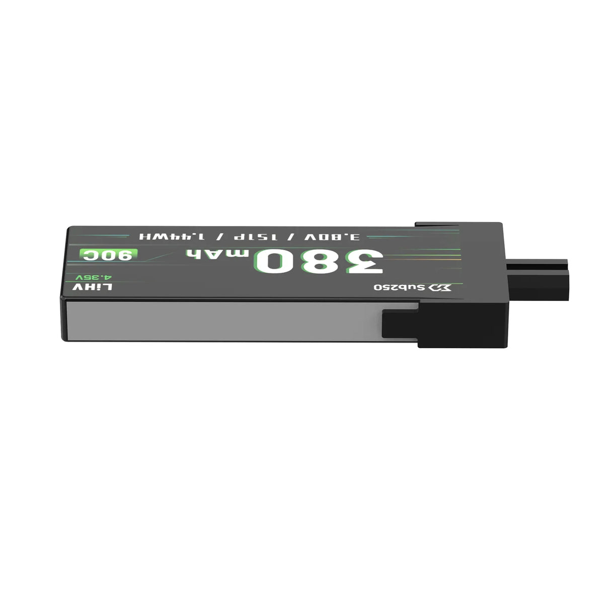 Batterie Sub250 1S 380mAh 90C pour Nanofly16 (lot de 6)