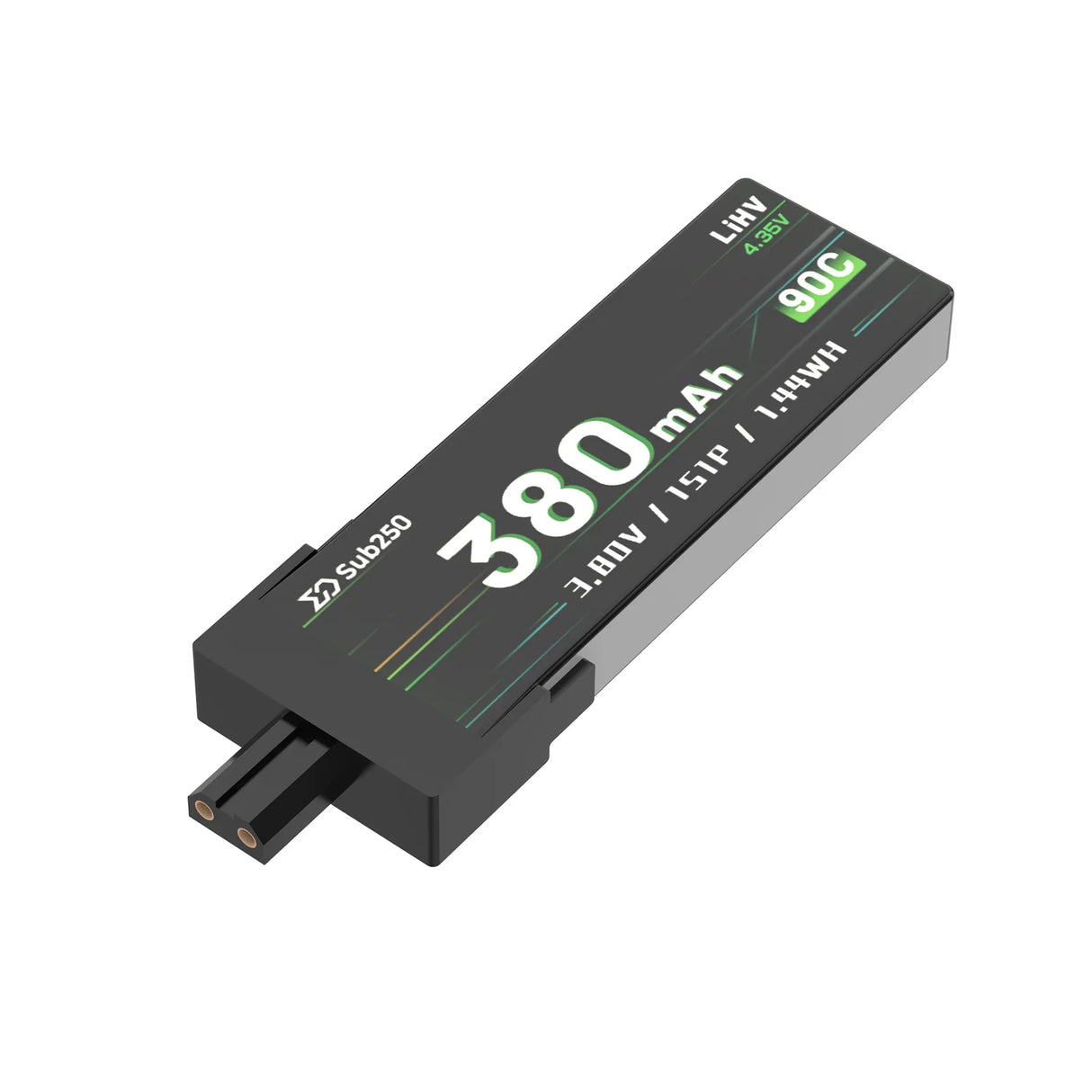 Batterie Sub250 1S 380mAh 90C pour Nanofly16 (lot de 6)