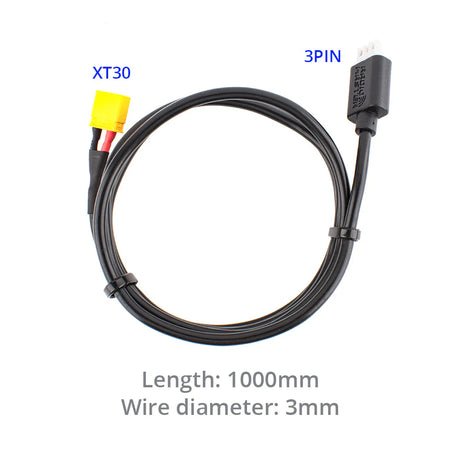 XT30 to 3Pin JST Cable for Zorro Radio - DroneDynamics.ca