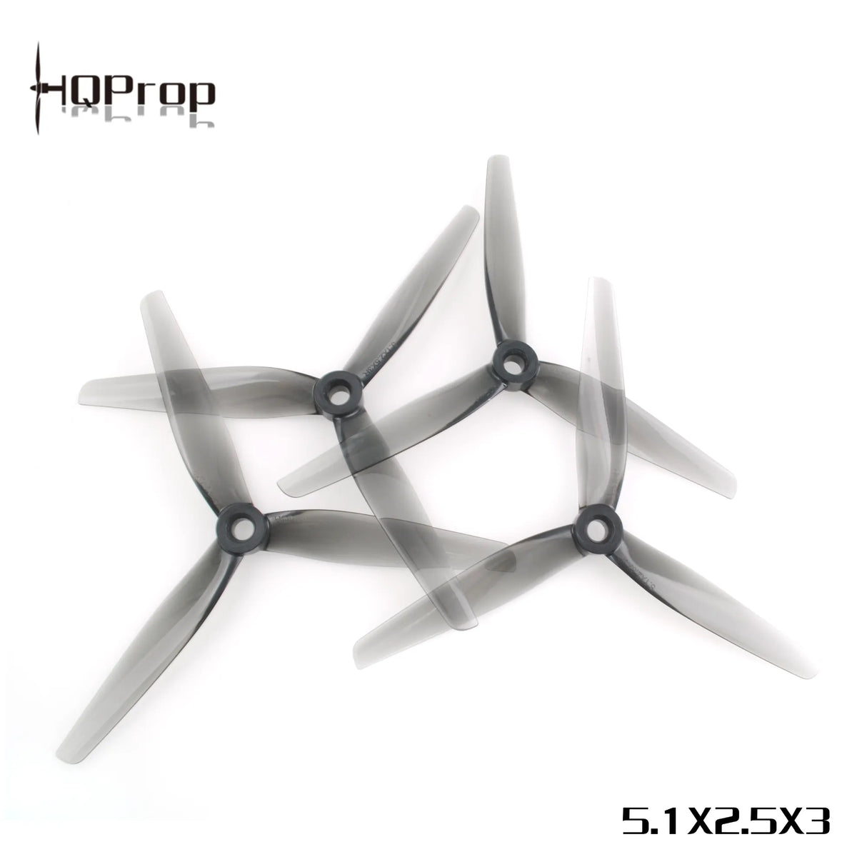 HQProp 5.1X2.5X3 Grey Propellers - DroneDynamics.ca