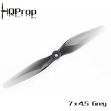 HQProp 7X4.5 Light Grey (2CW+2CCW)-Poly Carbonate - POPO