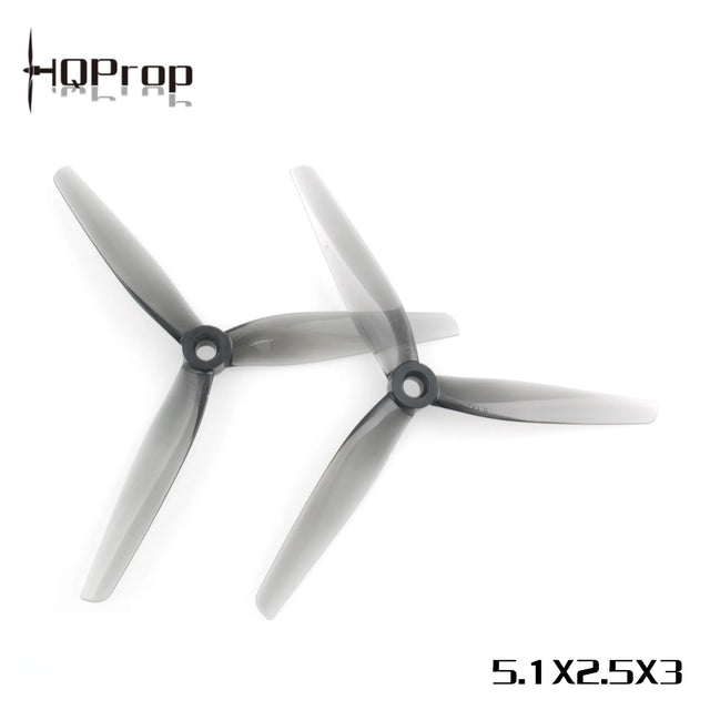 HQProp 5.1X2.5X3 Grey Propellers - DroneDynamics.ca