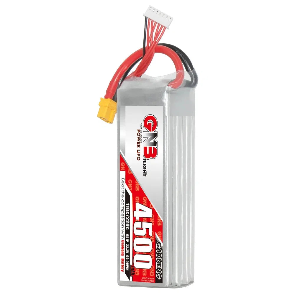 GAONENG GNB 6S 22.2V 4500mAh 110C LiPo Battery XT60