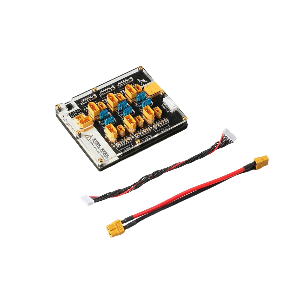 HGLRC Thor Pro Balance Charging Board XT30/XT60 w/Integrated Discharger 6 Ports