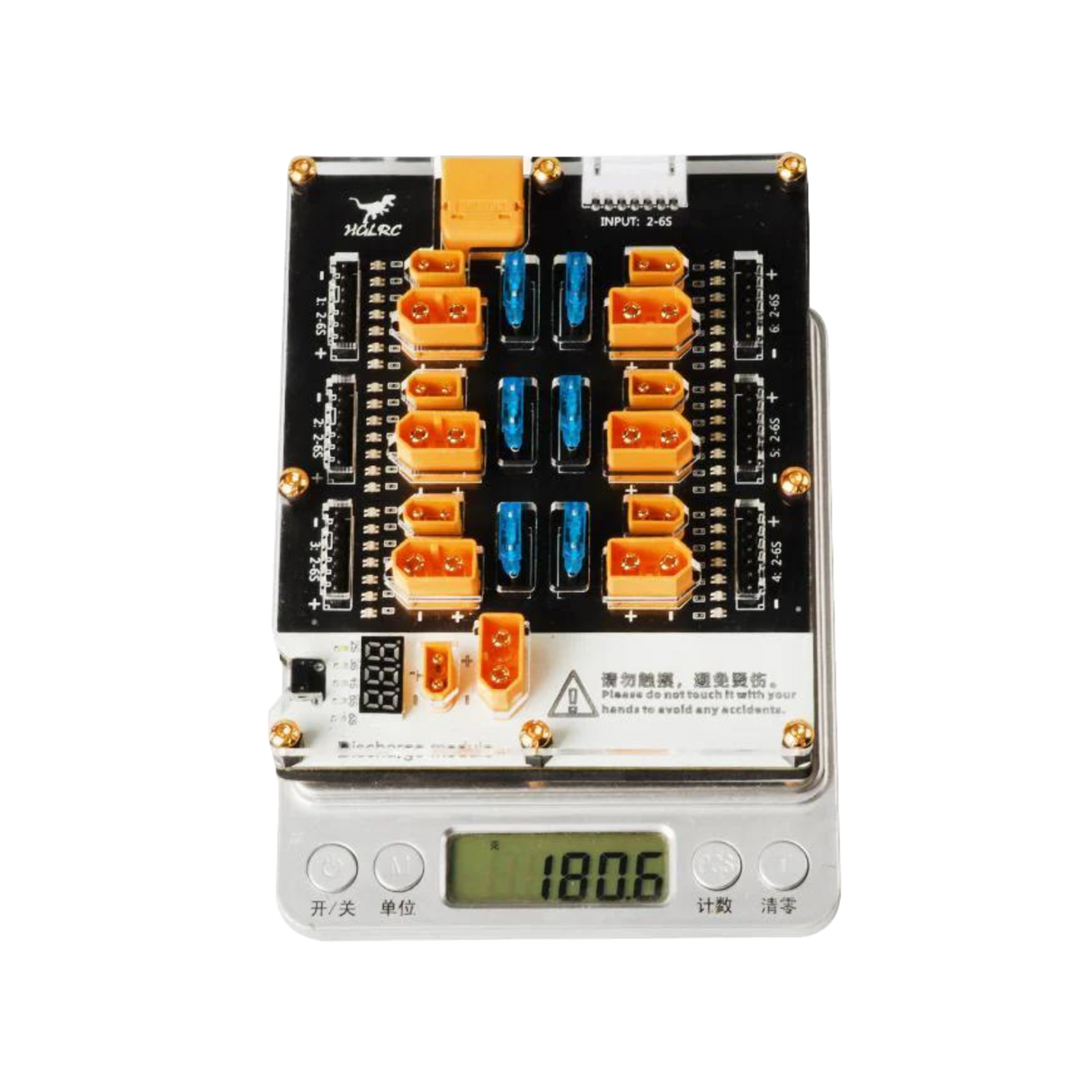 Carte de charge d'équilibre HGLRC Thor Pro XT30/XT60 avec déchargeur intégré 6 ports 