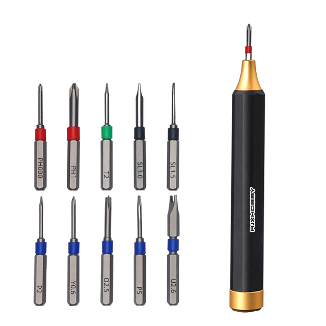 RJX 10-in-1 Precision Screwdriver for RC - DroneDynamics.ca