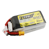 Tattu R-Line 650mAh 14.8V 95C 4S1P Lipo Battery Pack with XT30 Plug - DroneDynamics.ca