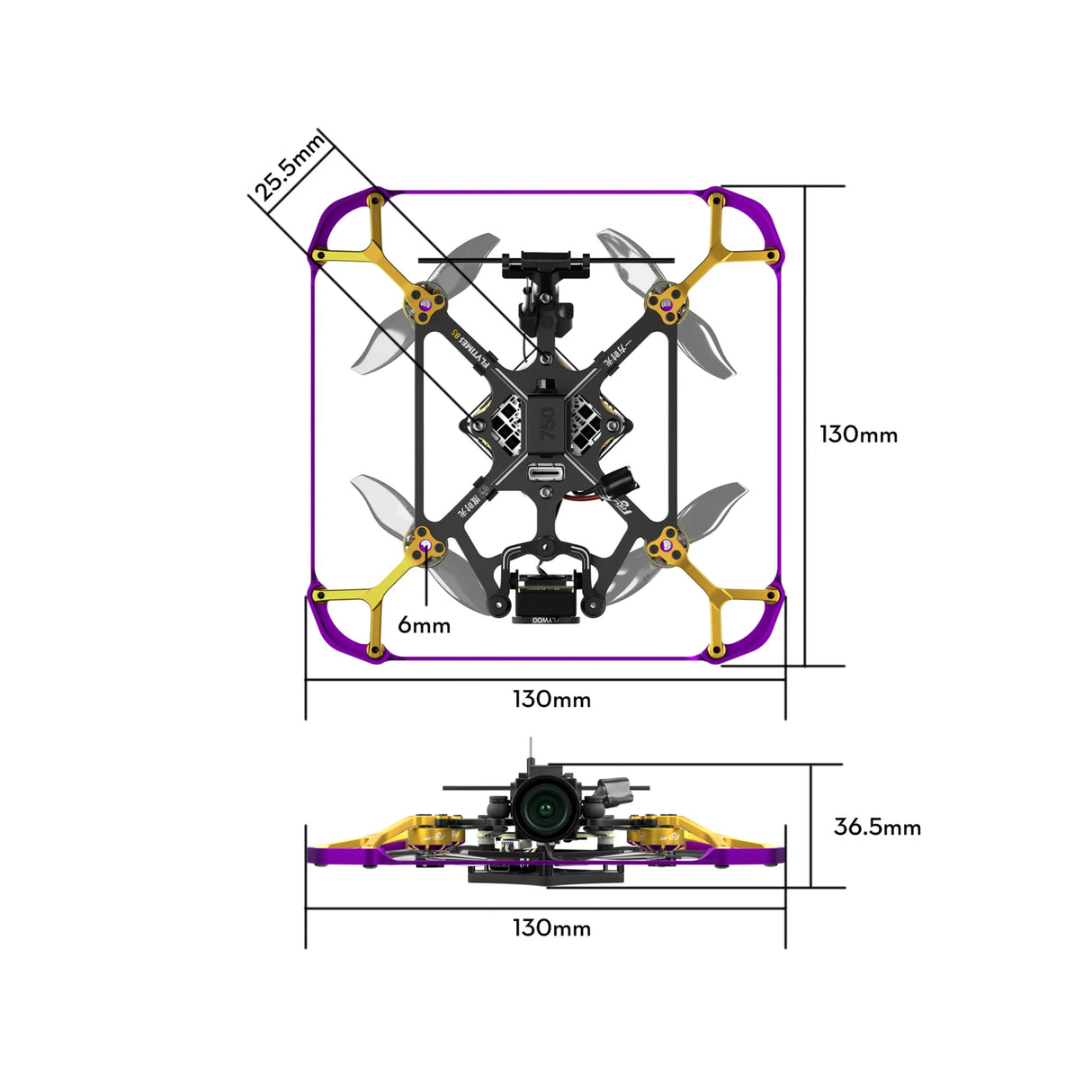 Flywoo Flytimes 85 HD O4 Wide 2S Micro FPV Drone ELRS (W/ND Filter)