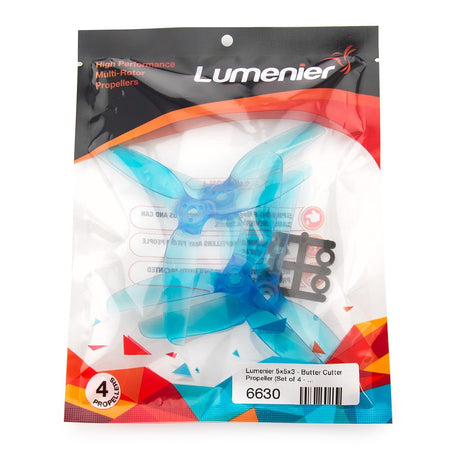 Lumenier 5X5X3 – Butter Cutter Propeller (Set of 4 - Blue) - DroneDynamics.ca