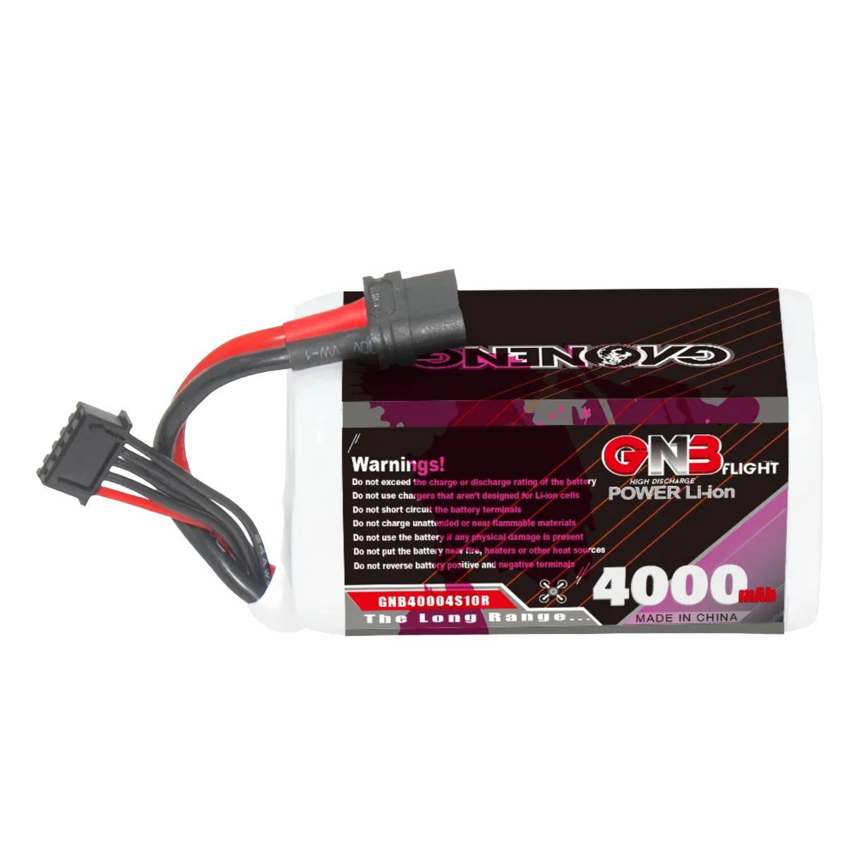 Batterie lithium-ion 21700 4S1P 4000mAh 10C XT60 de GNB